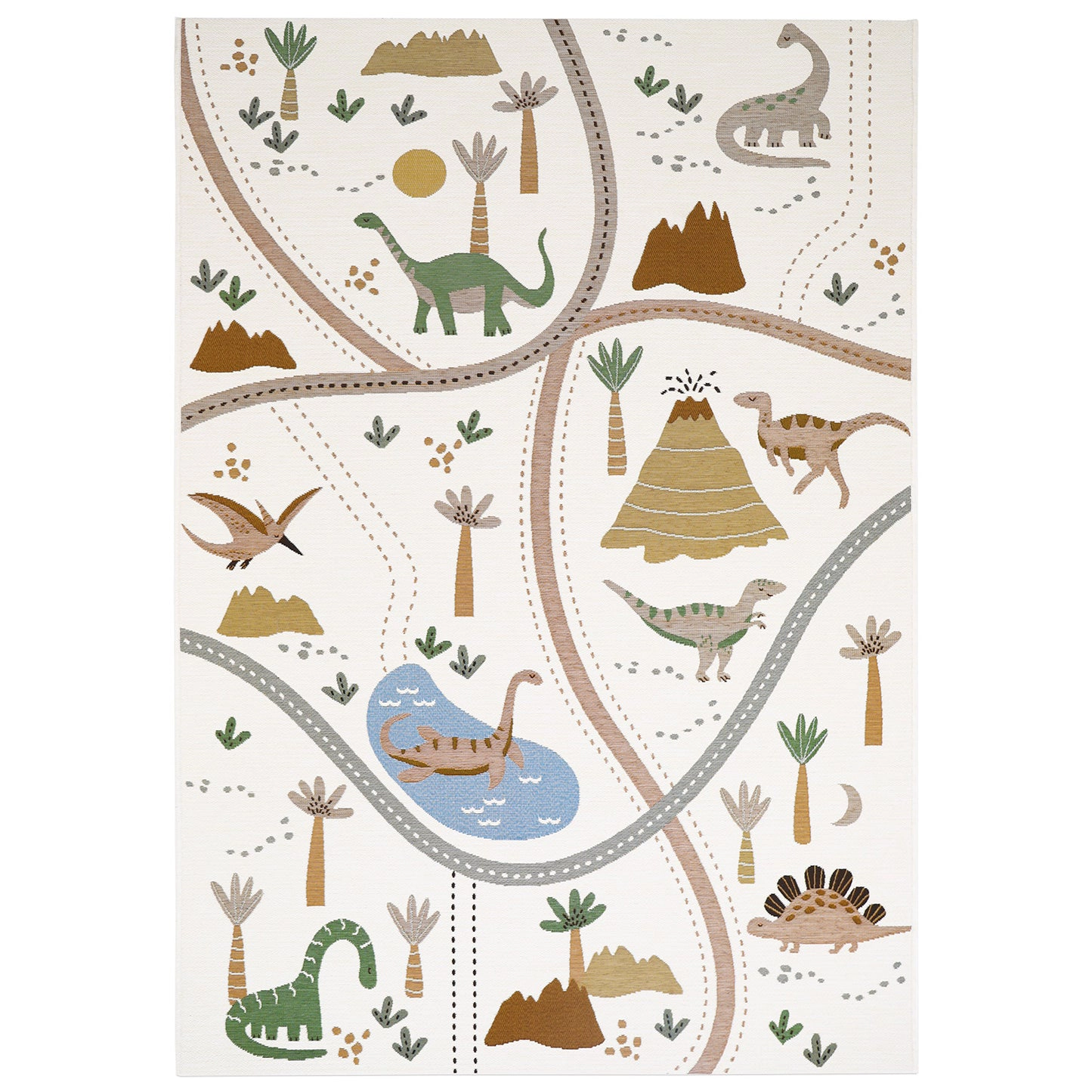 Nattiot Indoor & Outdoor Kid'S Play Mat - Little Jurassic