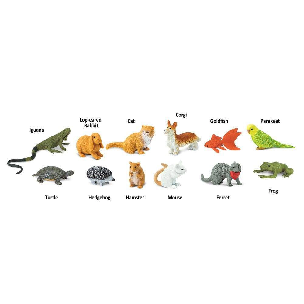 Safari Ltd. - Pet Animal TOOB - contains 12 Mini Figurines