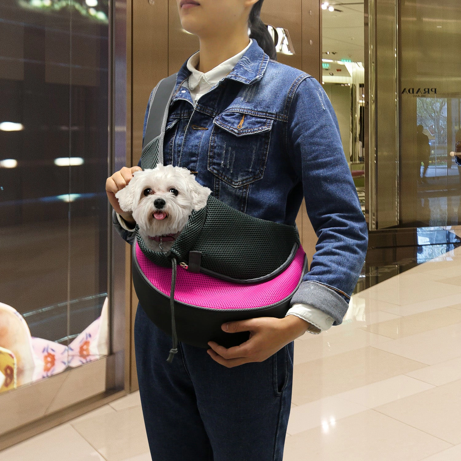 GBruno Padded Hands-Free Pet Carrier Sling Bag