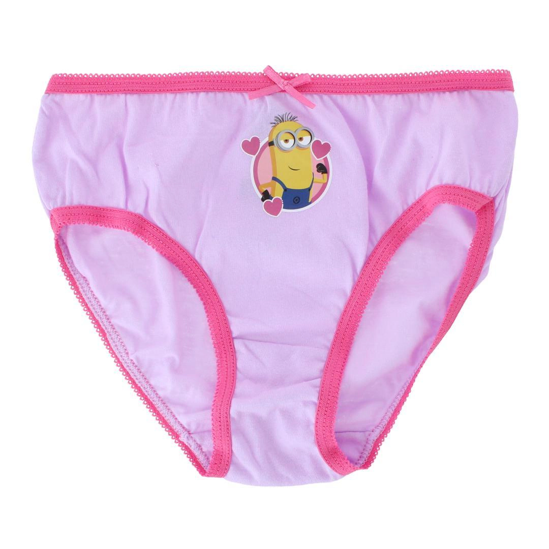 Textiel Trade Toddler Girl's Minion Brief Underwear (3 Pack)