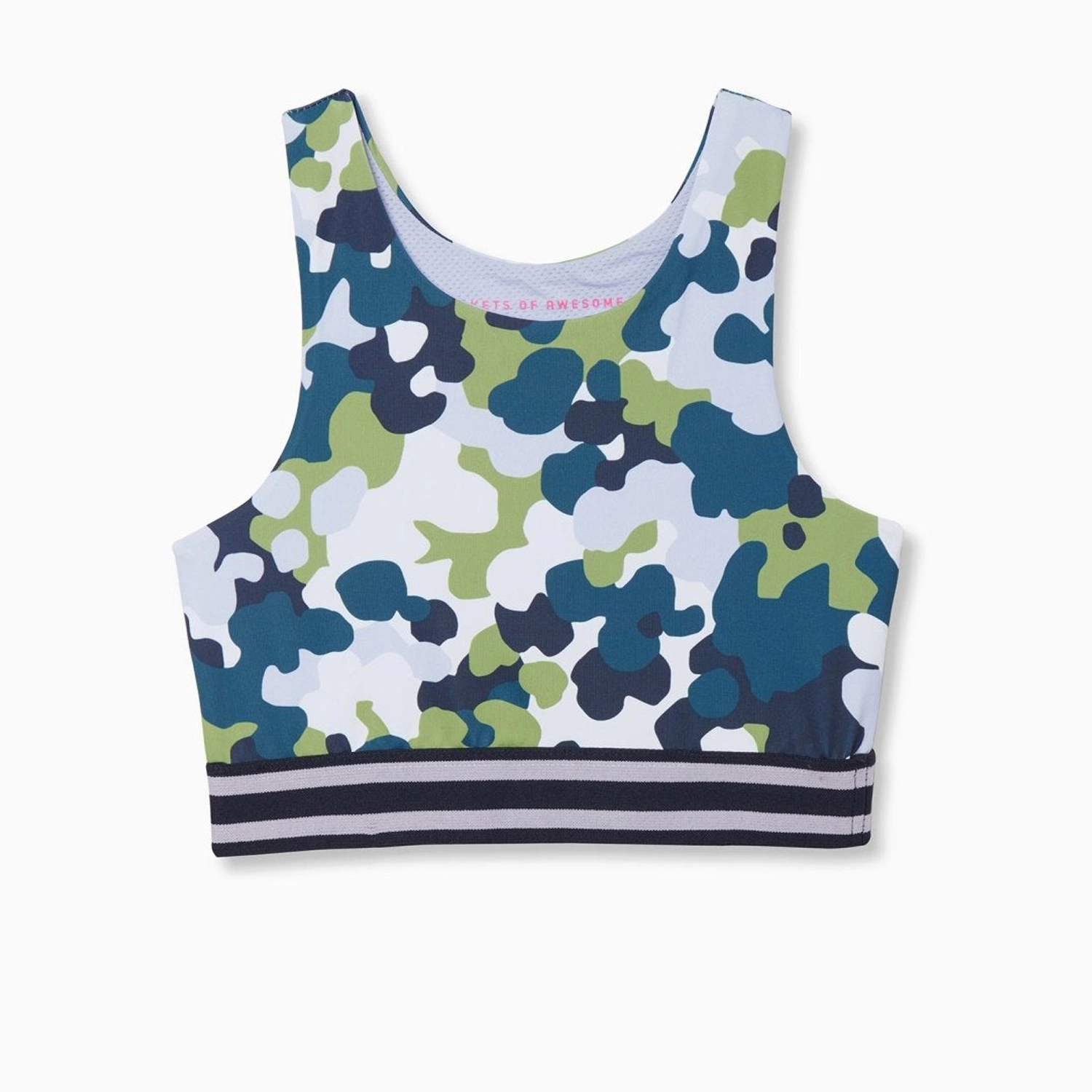 Rockets of Awesome Camo Crop Top for Girls