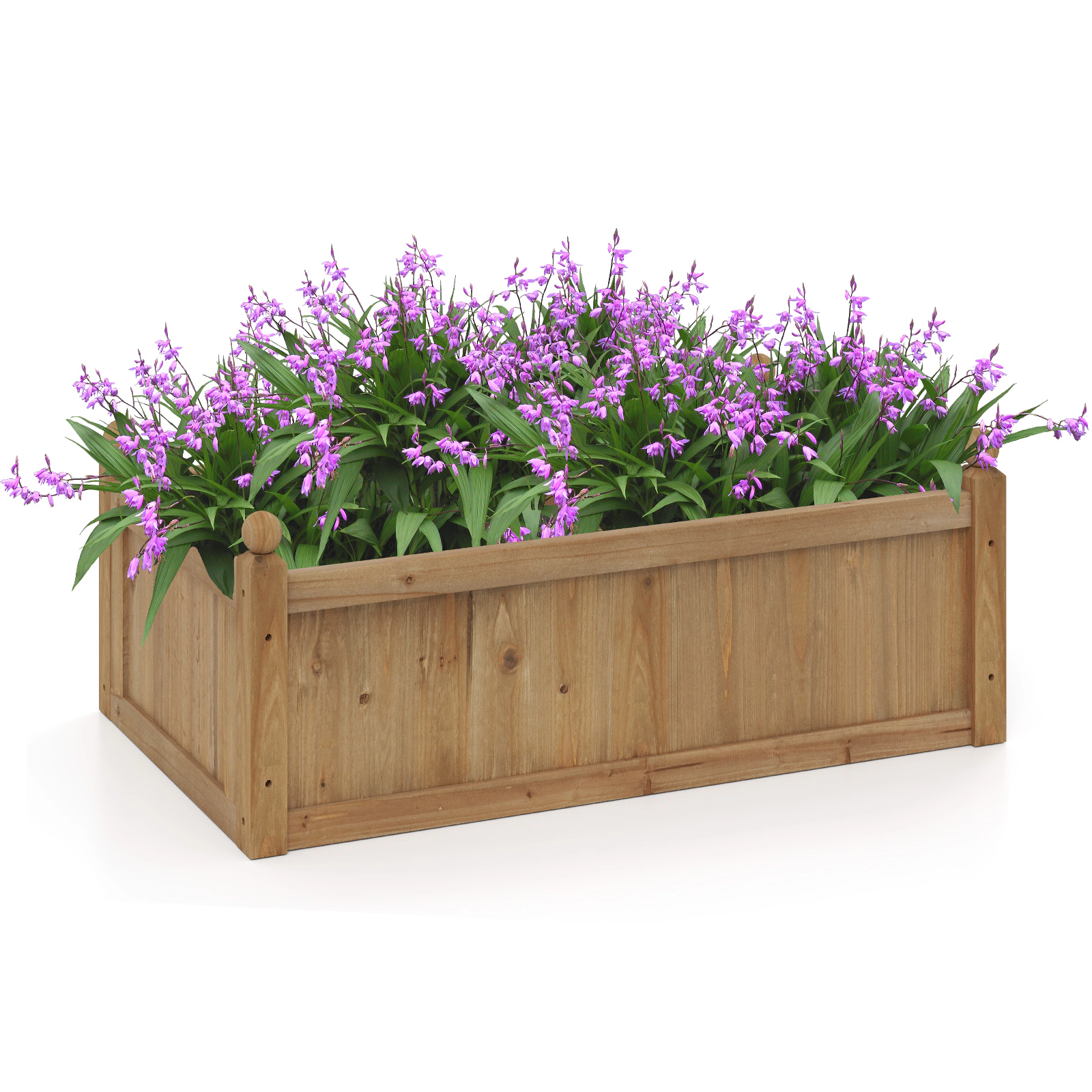 Hivvago Outdoor Garden Planter Box with Drainage