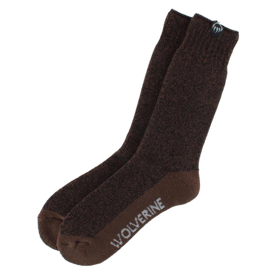 Wolverine Men's Alpine Brushed Thermal Crew Sock (2 Pair Pack)
