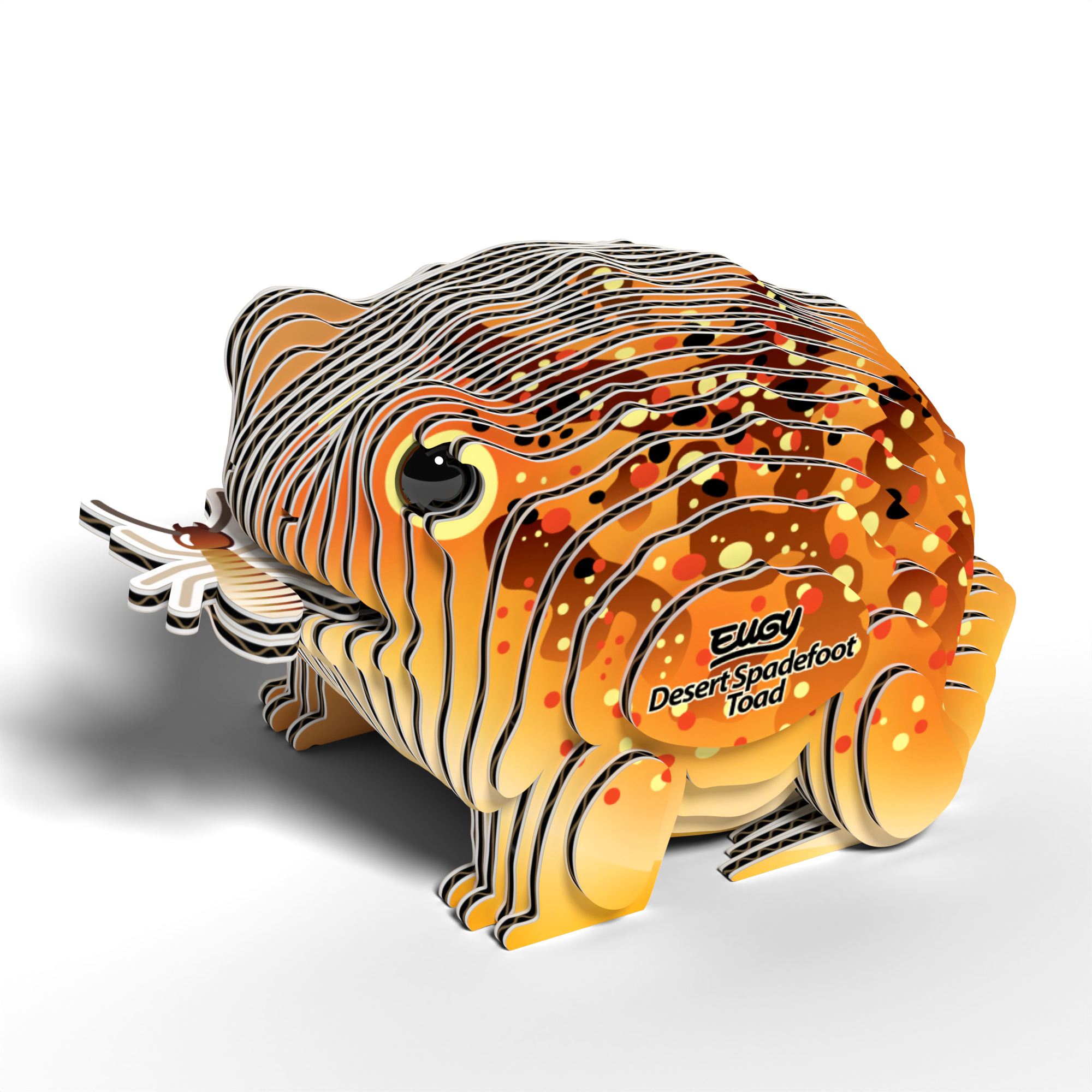 EUGY Desert Spadefoot Toad 3D Puzzle - contains 32 puzzle pieces