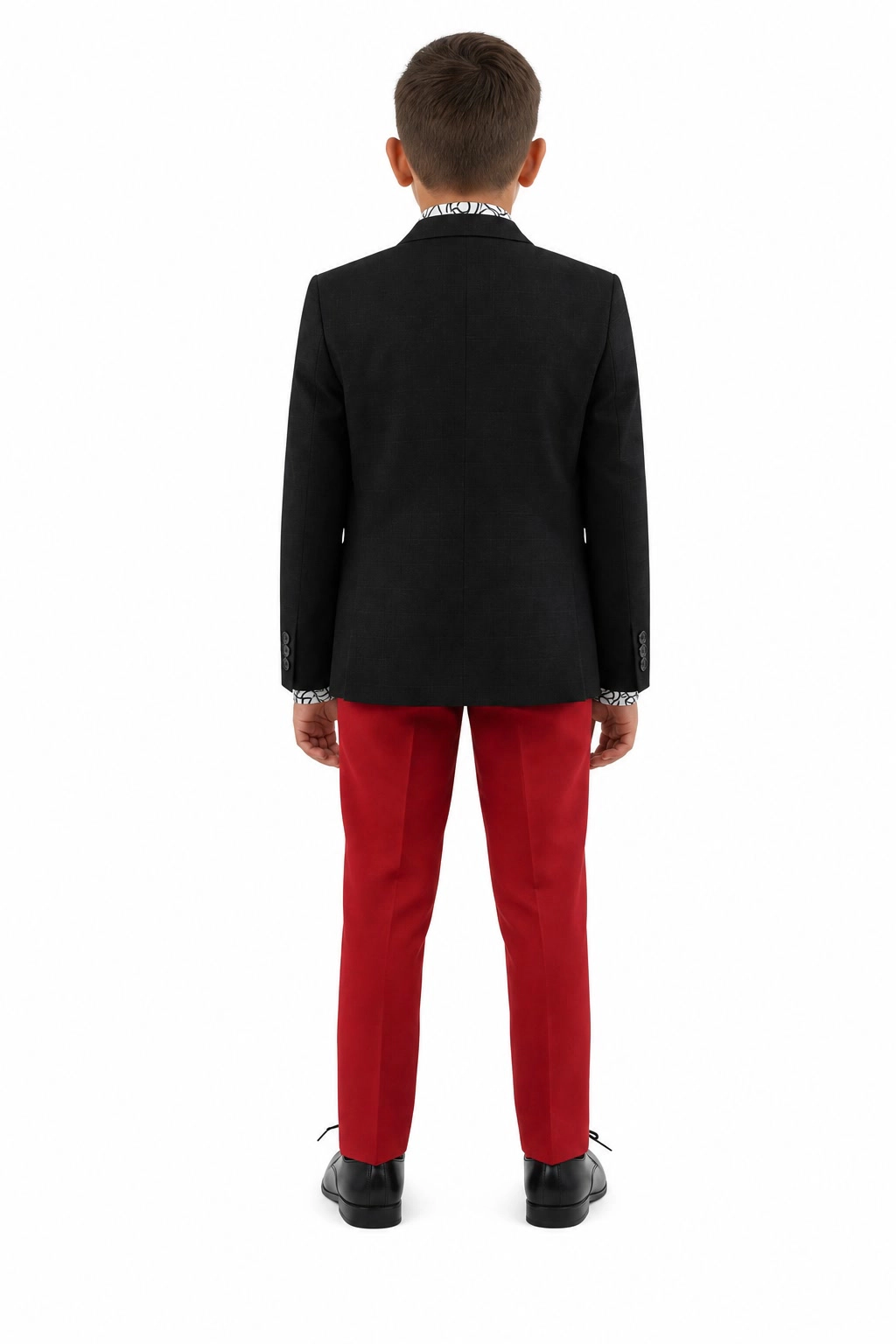 Elie Balleh Boys Slim Fit Mélange Jacket