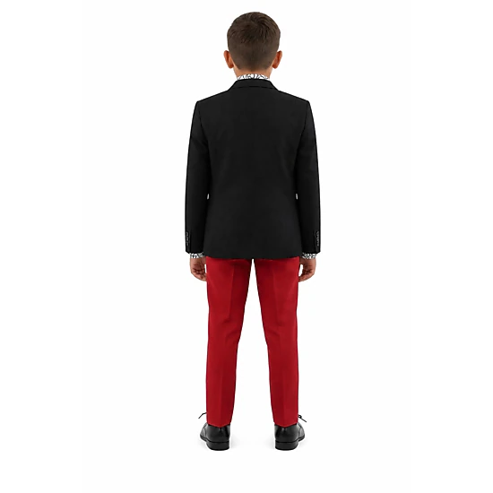 Elie Balleh Boys Slim Fit Mélange Jacket