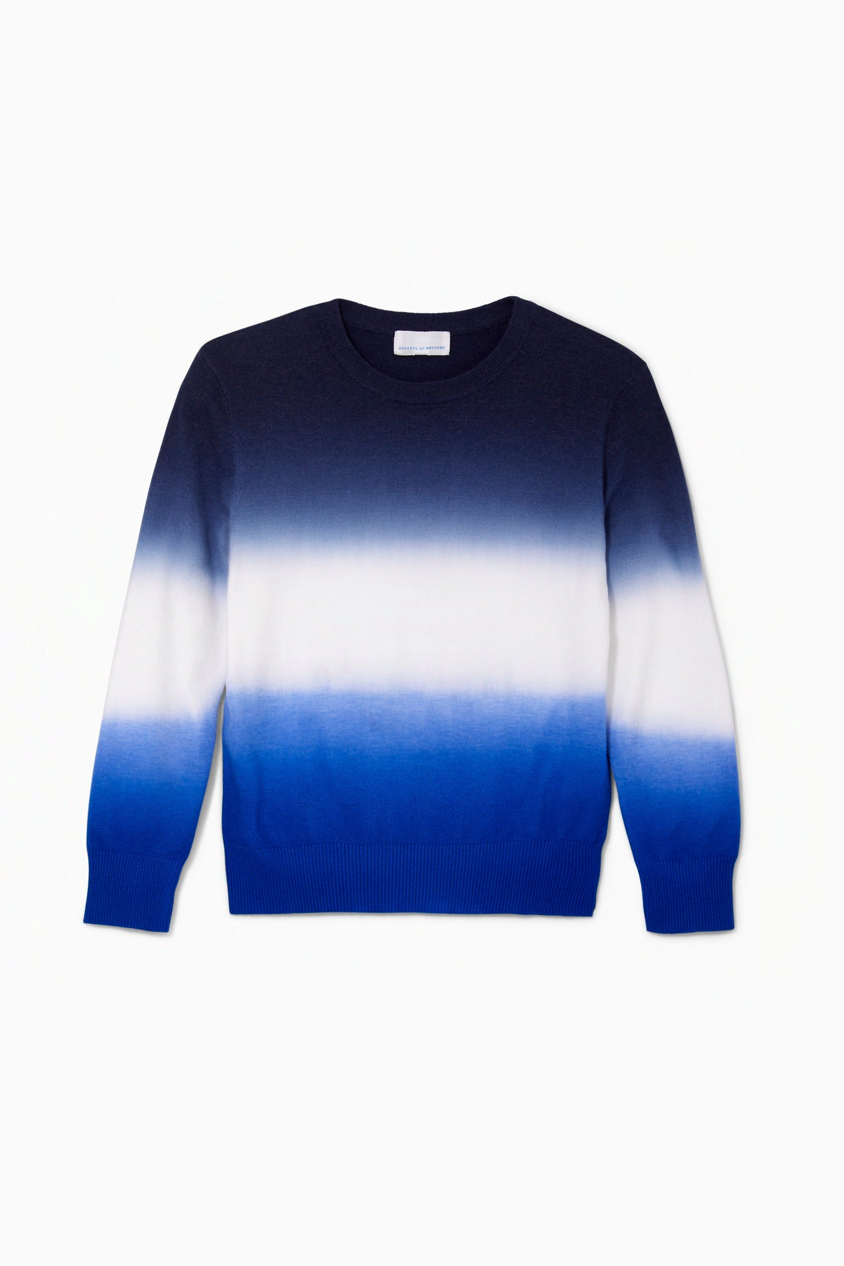 Rockets of Awesome Ombre Soft Crew Neck Sweater for Boys