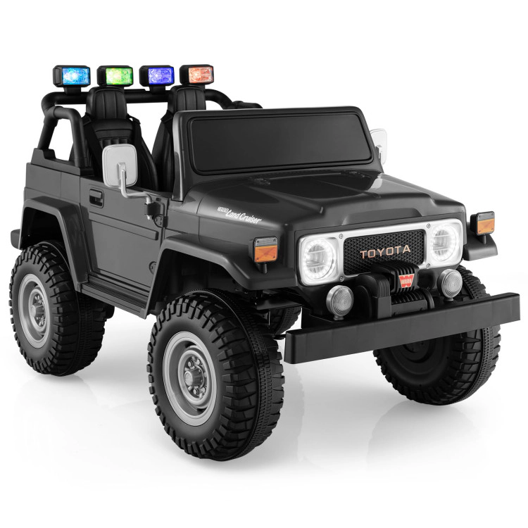 Hivvago 12V 2-Seat Licensed Kids Ride On Toyota FJ40 Car with 2.4G Remote Control