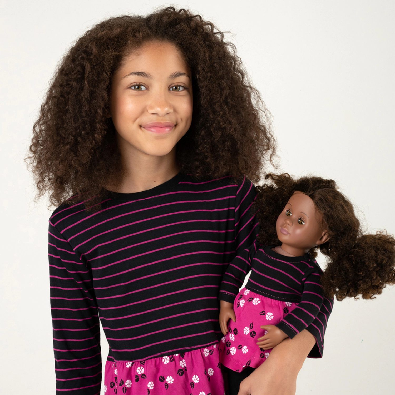 Leveret Girl & Doll Matching Print Cotton Skirt Dress