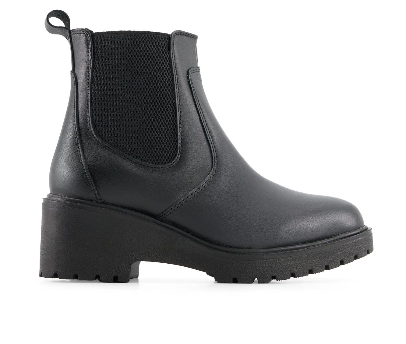 Andrea Womens Leather Chelsea Boots