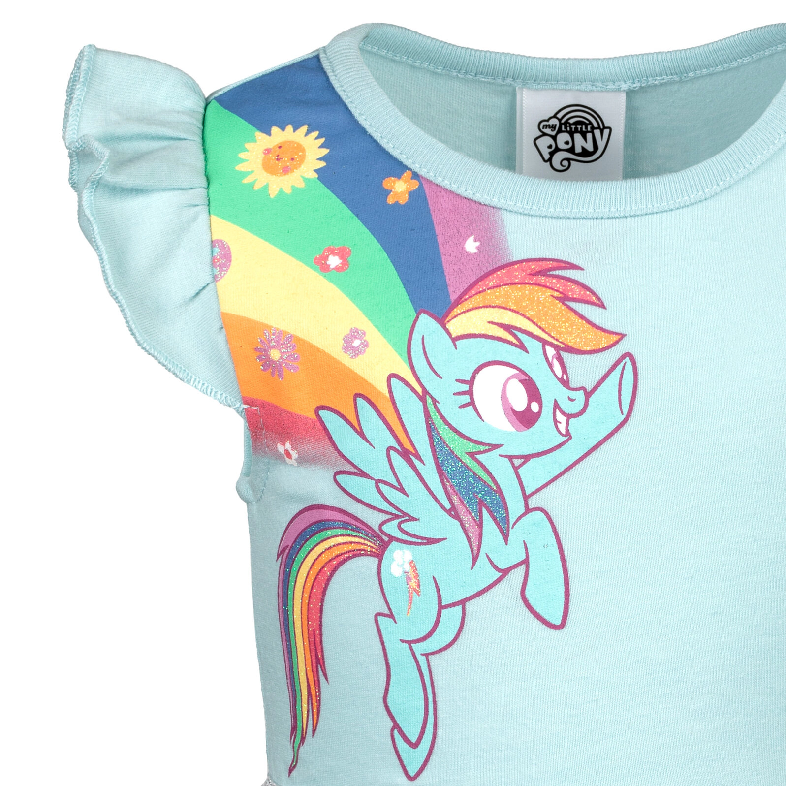 My Little Pony Rainbow Dash Girls' Glitter Tutu Gown