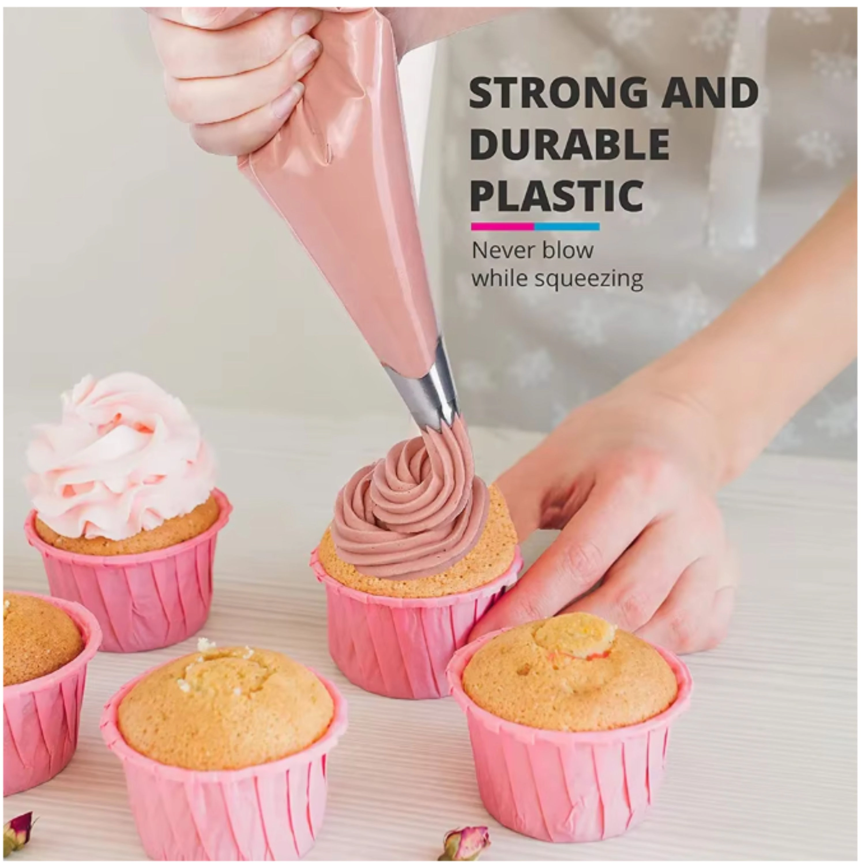 Kitcheniva 50 Pcs Disposable Piping Bags