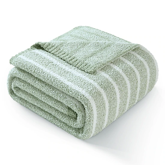 CovertSafe Chevron Reversible Soft Warm Knit Plush Lightweight Throw ...