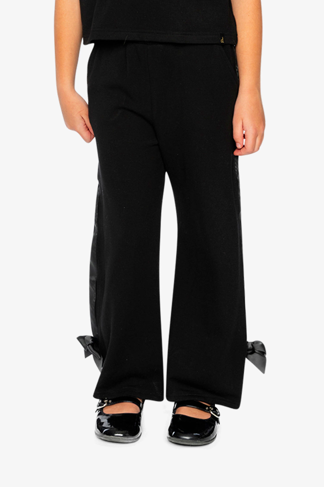 Deux par Girls Bow Detail Milano Flare-Leg Pants