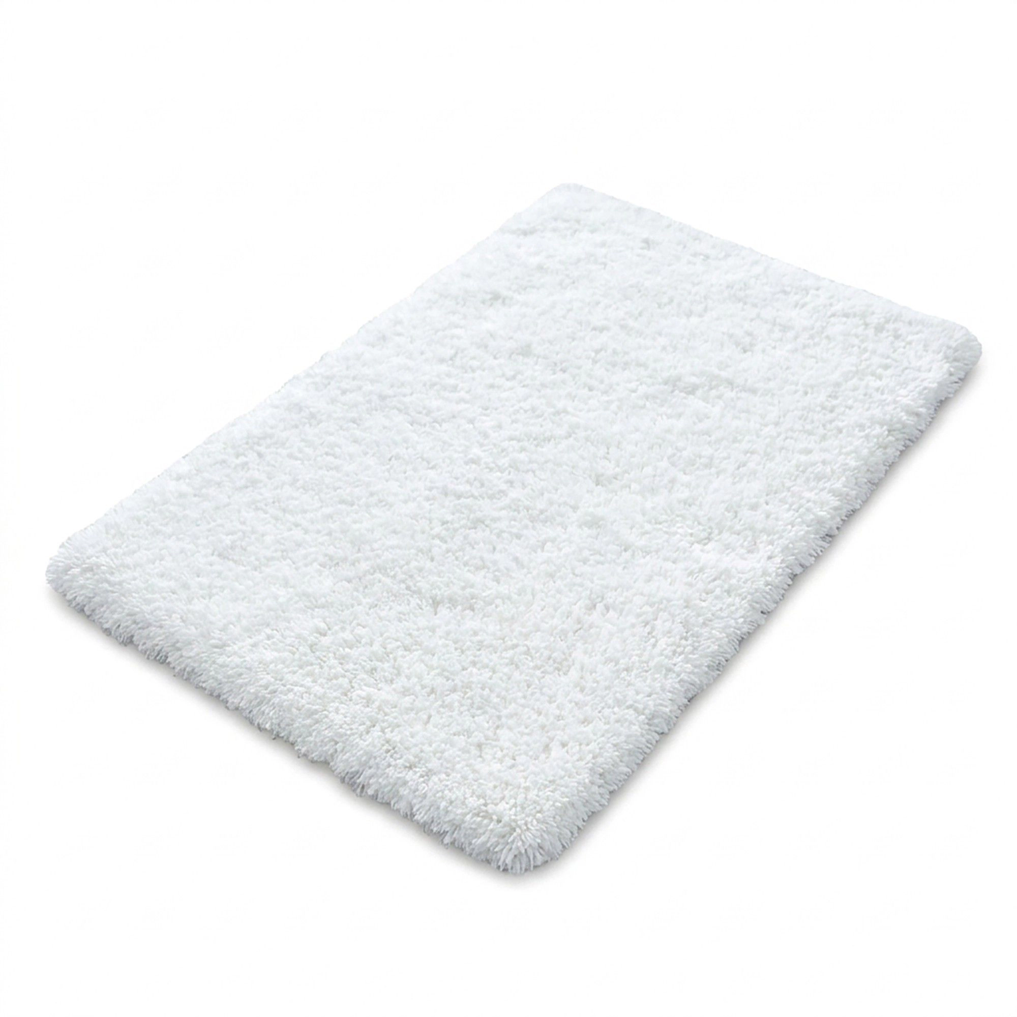 Alilang Unisex Plush Shag Bath Mat with Soft Pile Texture and Non Slip Backing