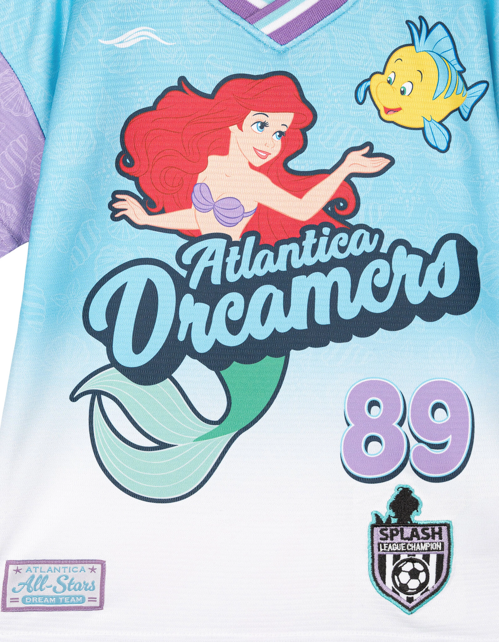 Disney Girls' Athletic Short Sleeve T-Shirt