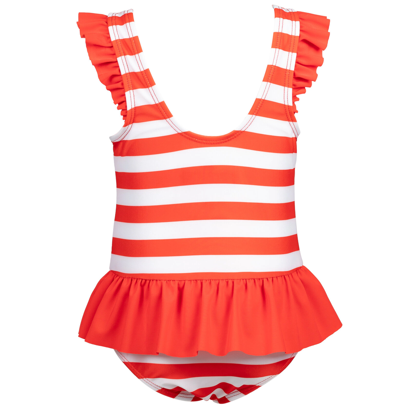 Sesame Street Elmo Girls' Sleeveless One-Piece Bathing Suit