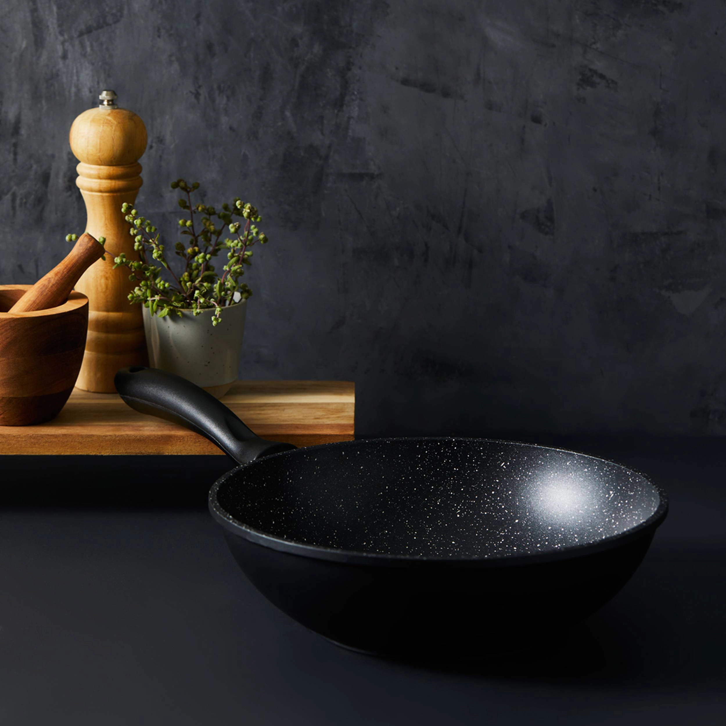 Cuisine::pro® STONE™ Wok With Lid 11"