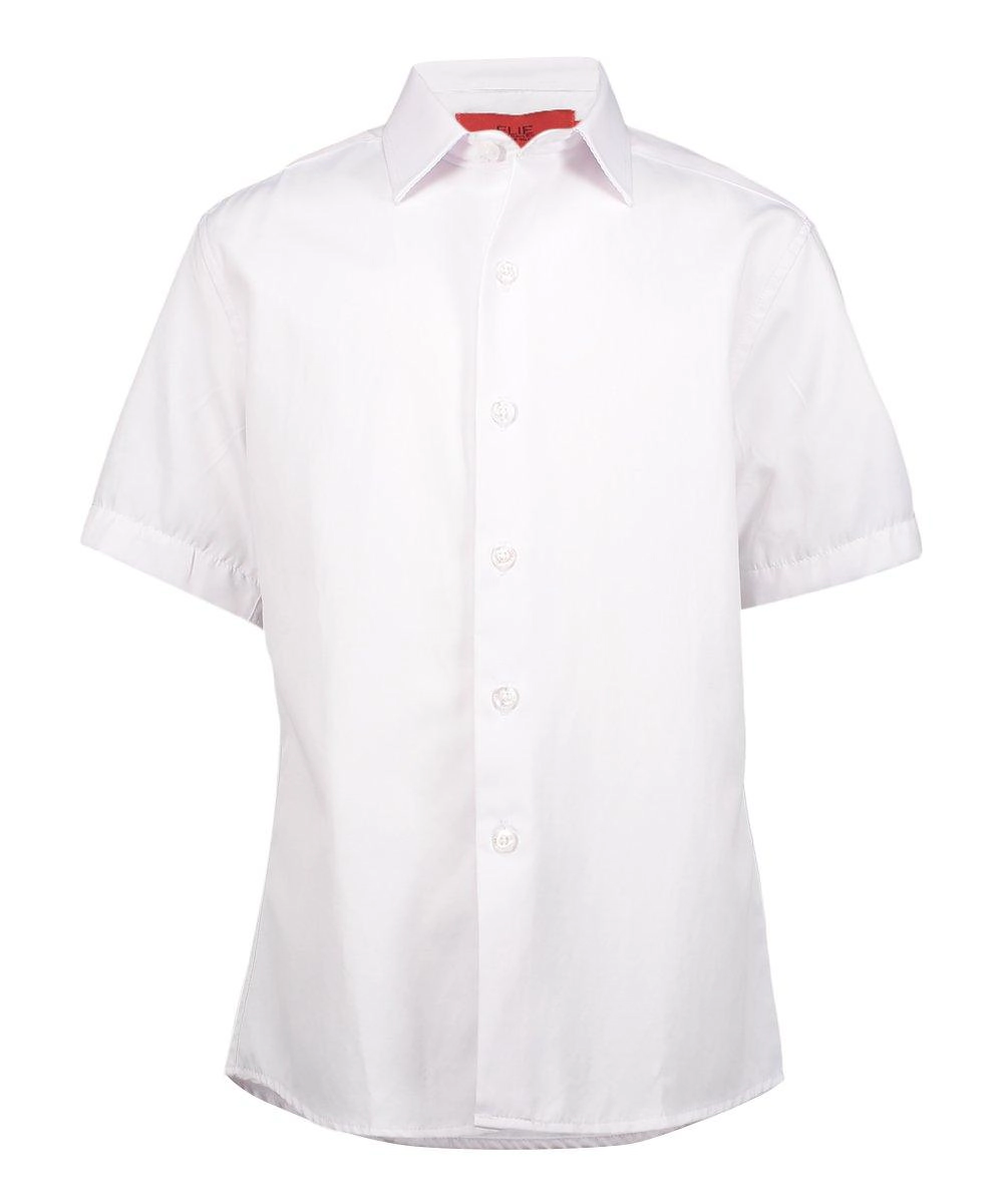 Elie Balleh Slim Fit Mens Tone-On-Tone Short Sleeve Shirt