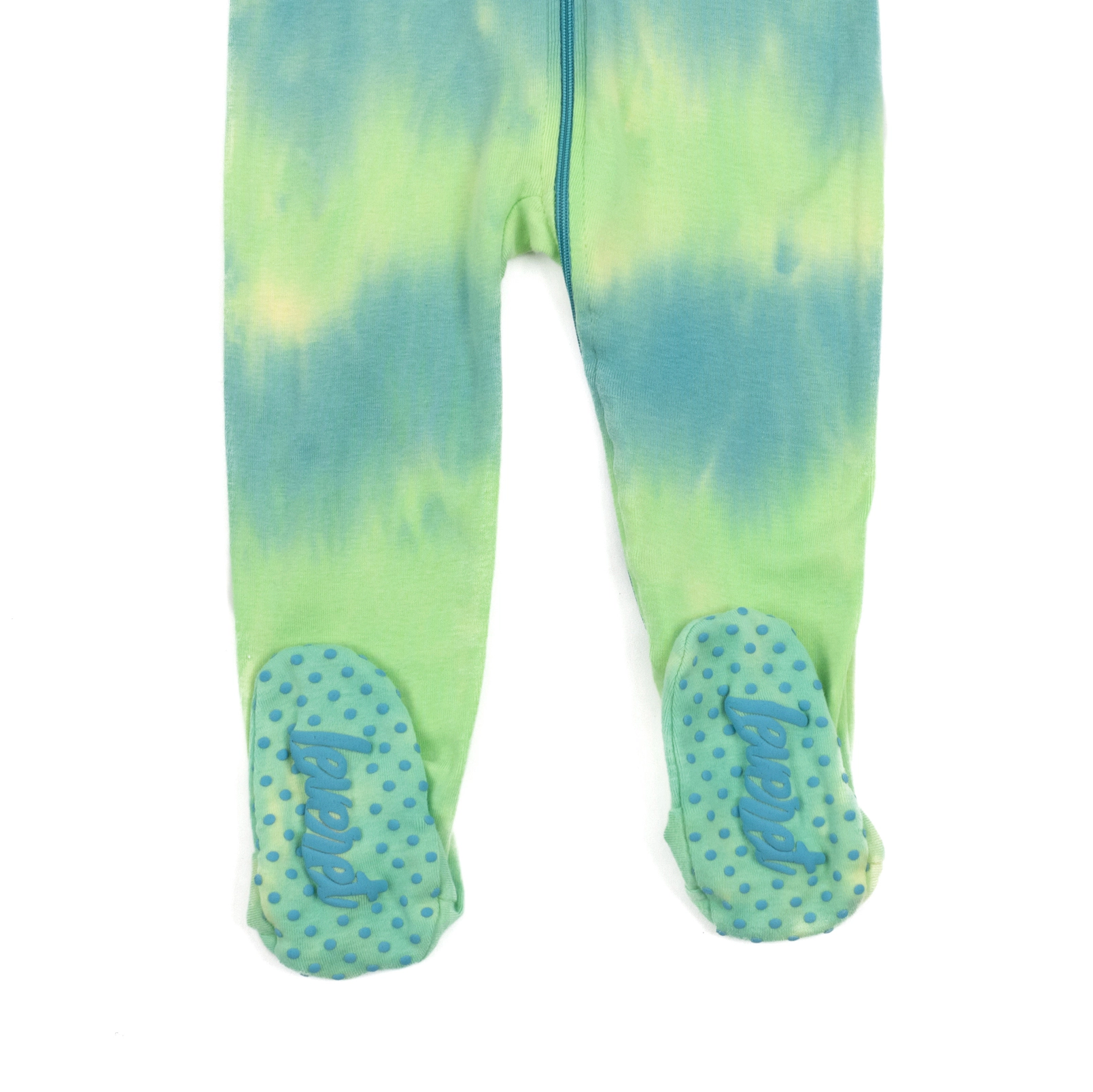 Leveret Toddler Colorful Rainbow Tie Dye Cotton Footed Pajamas