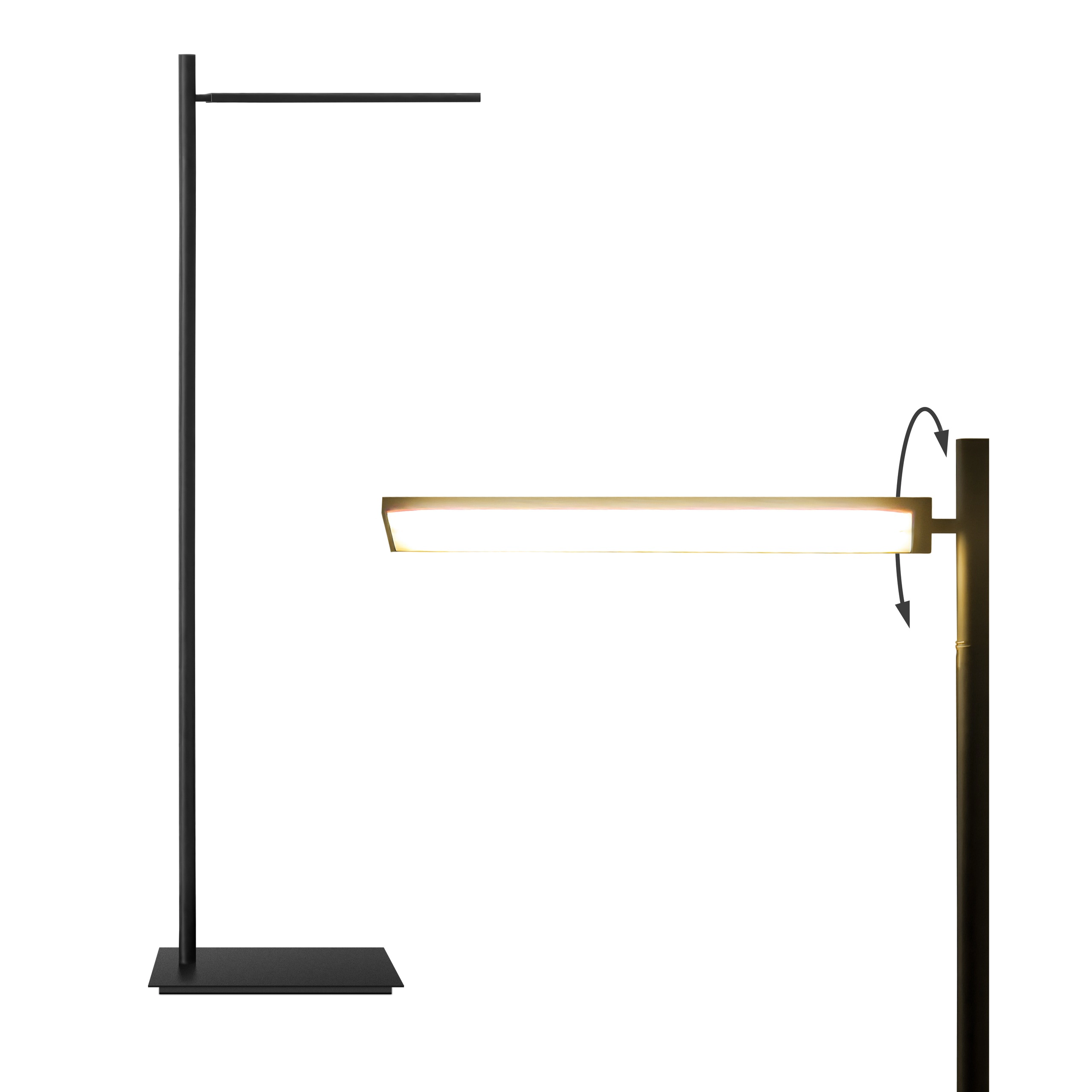 Brightech Linden Adjustable LED Floor Lamp