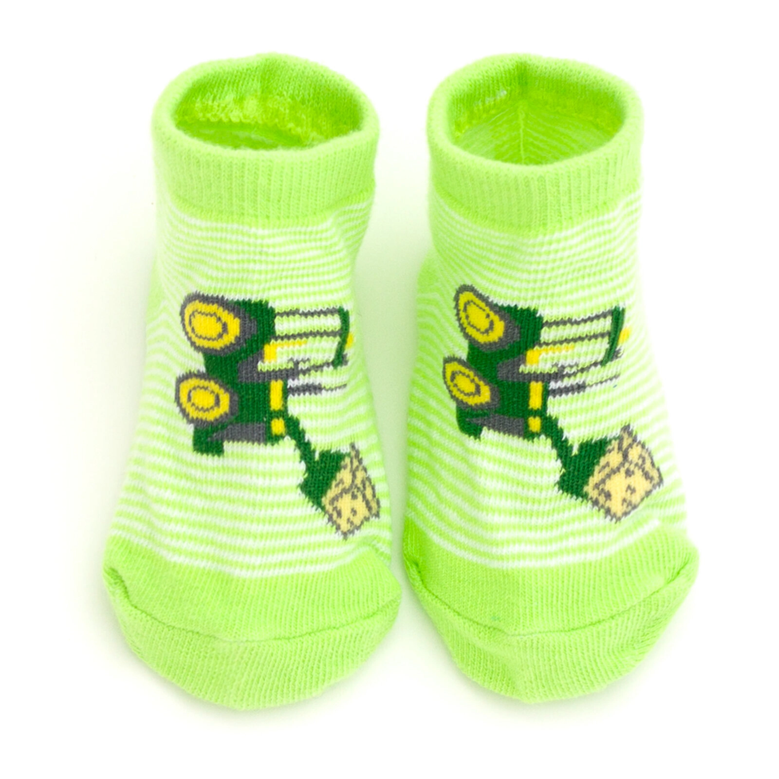 John Deere Baby Boys' Non-Slip Grip 3-Pack Ankle Socks