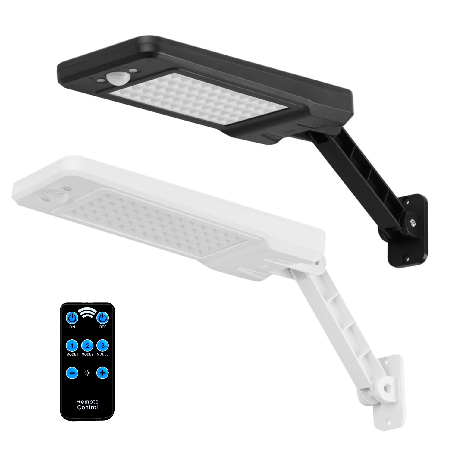 GBruno Solar 60-LED Motion Sensor Wall Light