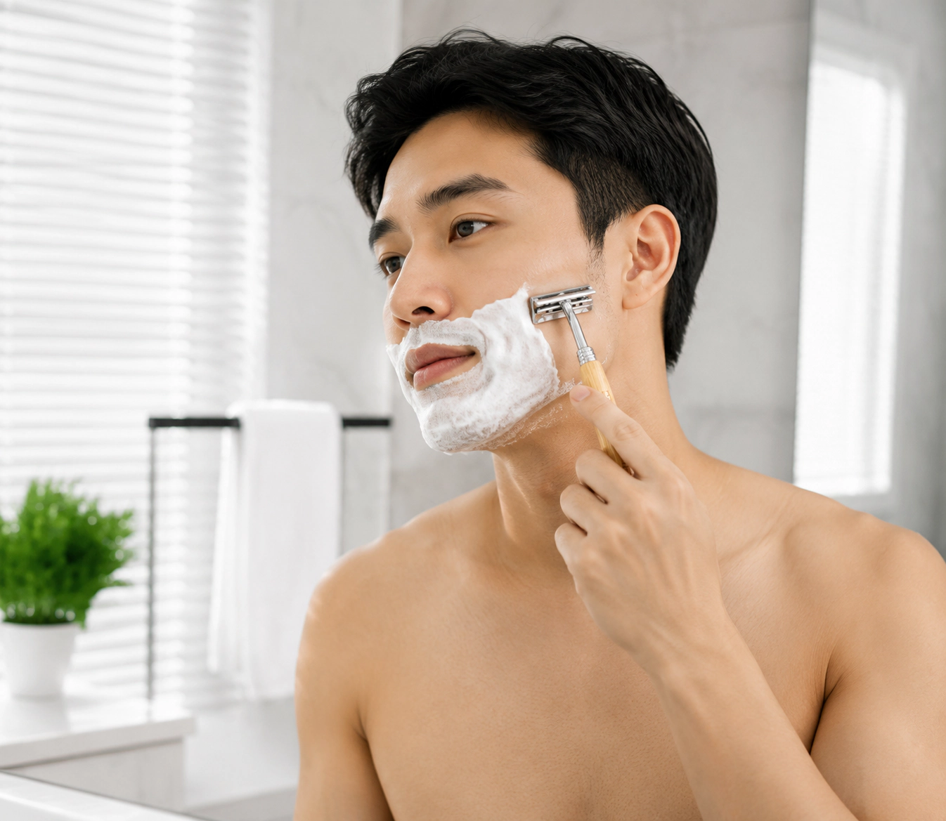 Pursonic Unisex Eco-Friendly Bamboo Razor & Toothbrush Grooming Bundle