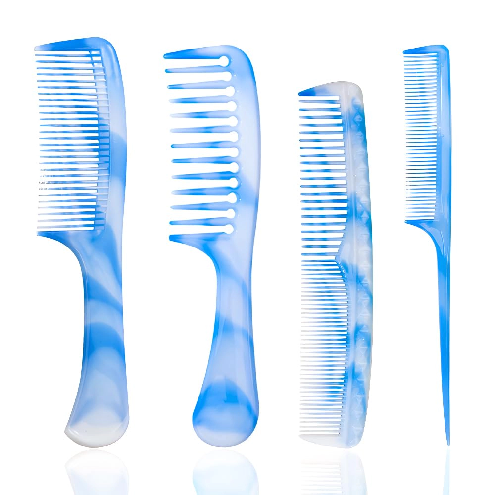 Prism Edge Unisex Hair Comb Set 4 Piece