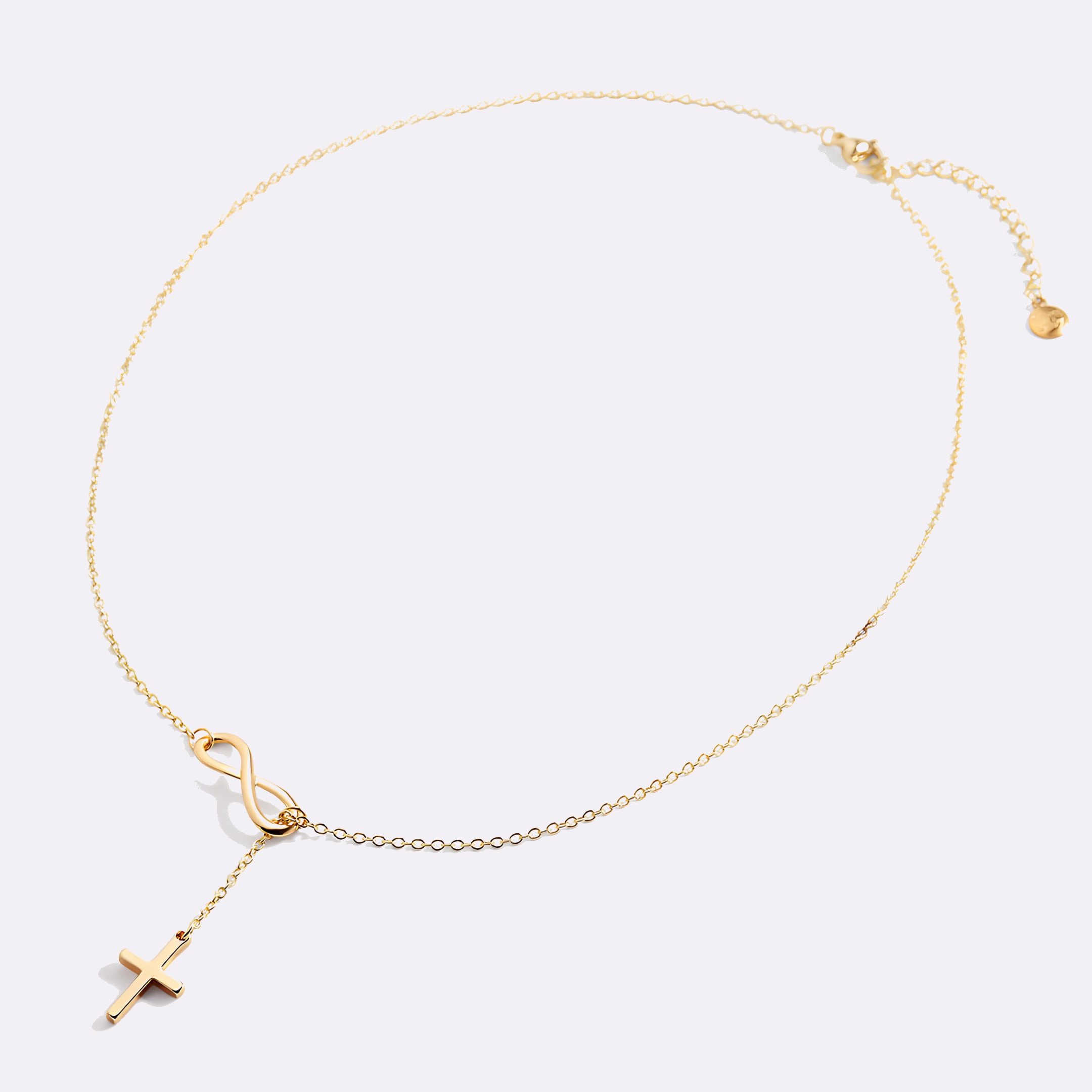 Mint & Lily Women's Infinity Cross Pendant Necklace