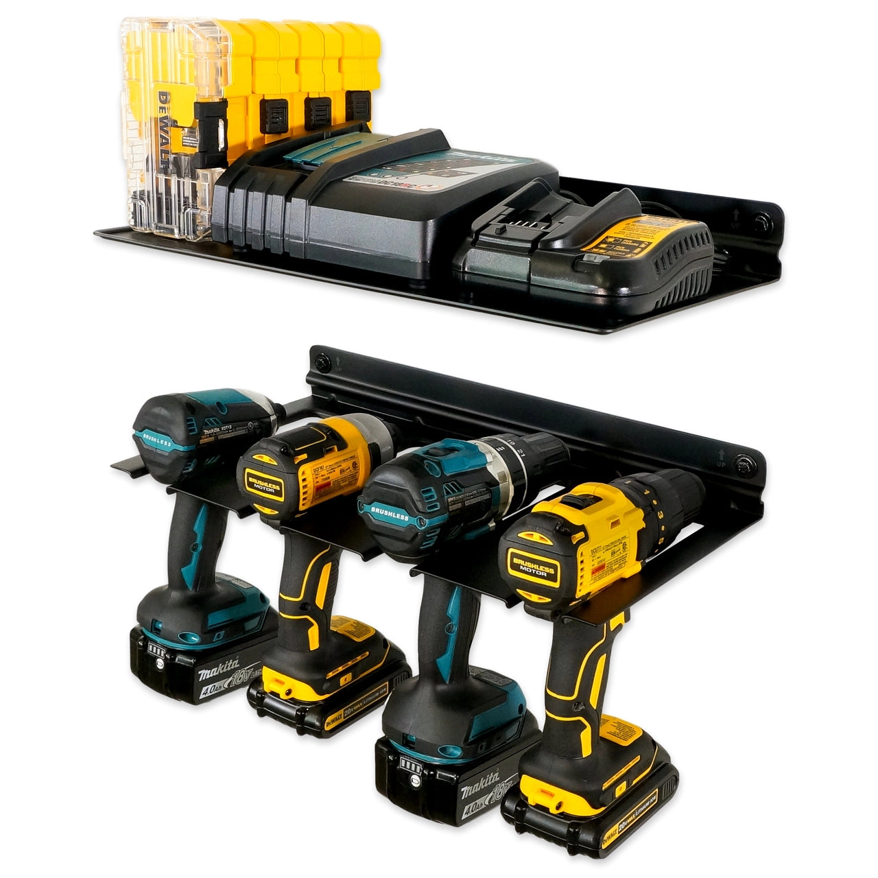 StoreYour E-Drill Power Tool Organizer with Shelf