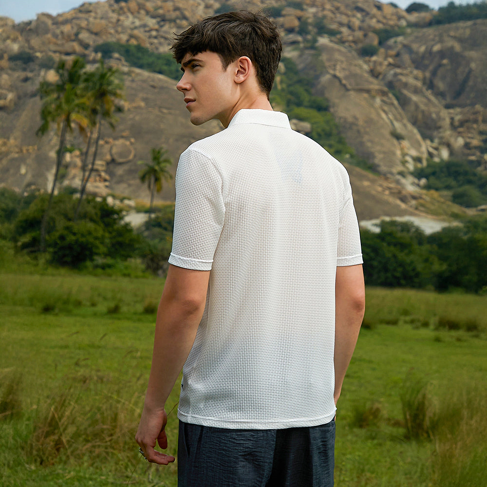 Warp-Tactile Polo T-Shirt