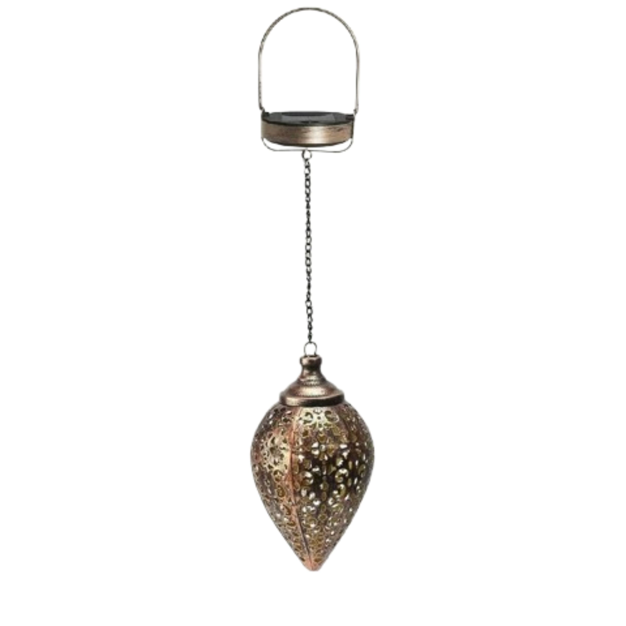 Home Collection Solar Powered LED Hanging Lantern Garden Light Rechargeable
