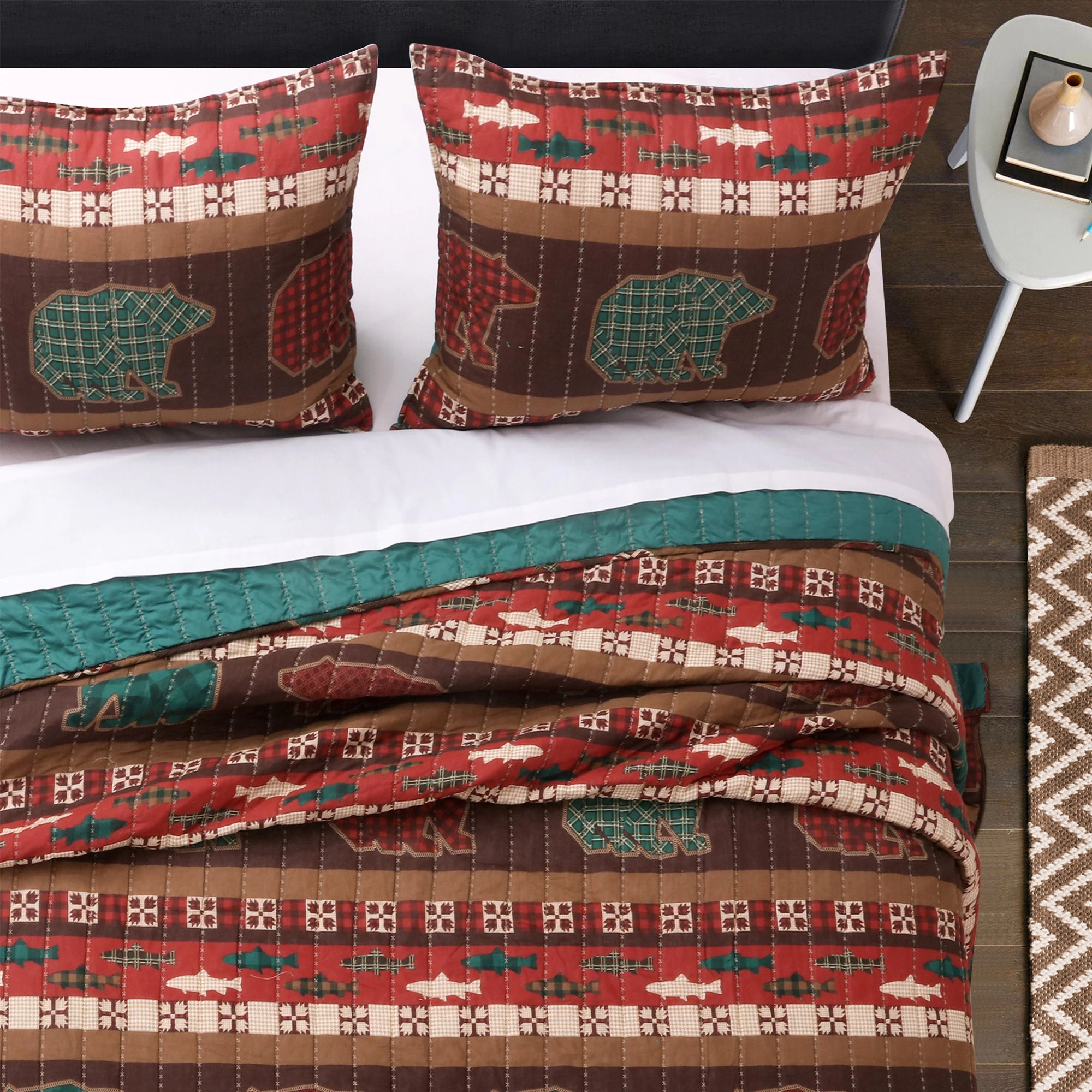 Greenland Home Fashion Canyon Creek Cozy Lodge Style Pillow Sham