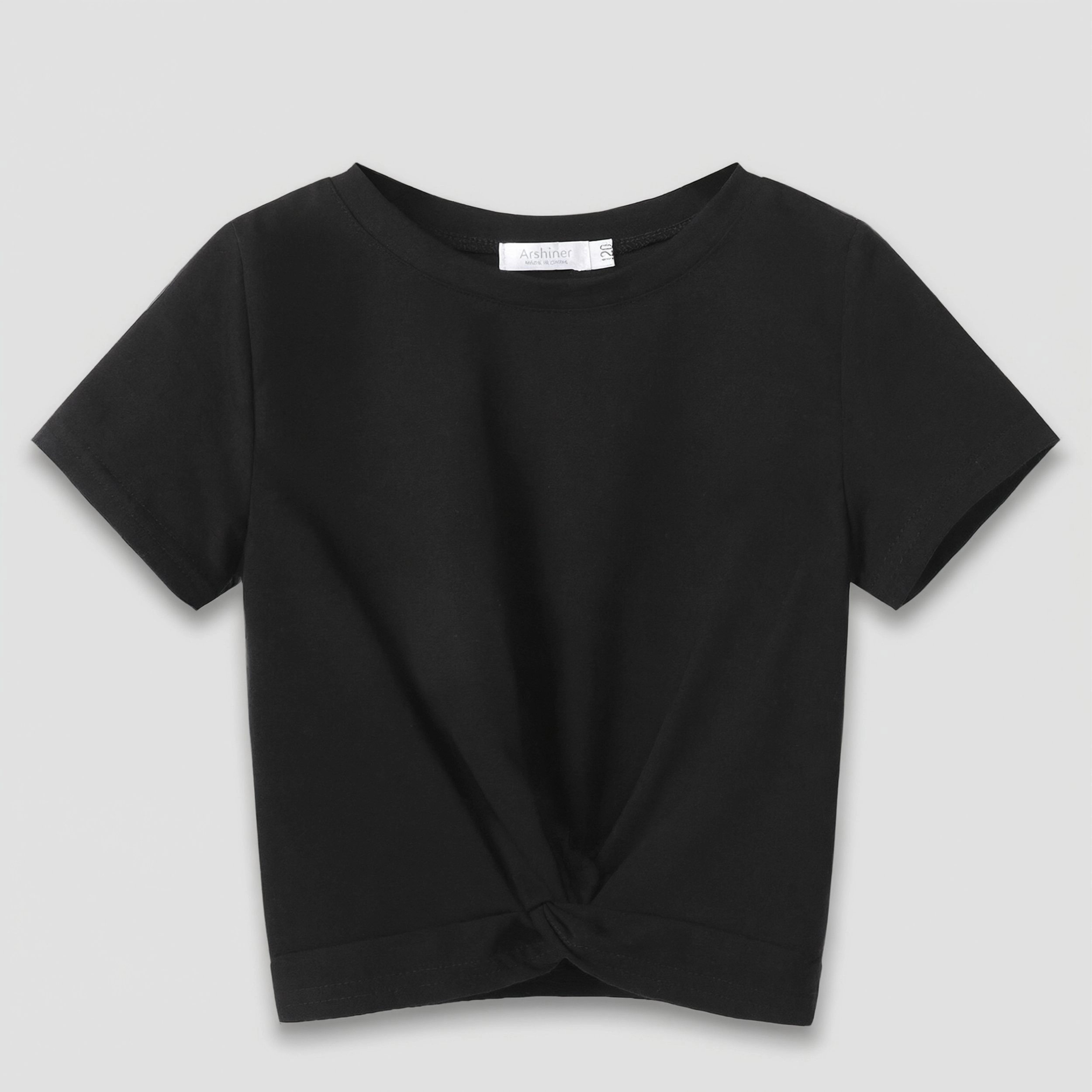 Arshiner Girl's Short Sleeves Summer Crewneck T-Shirt