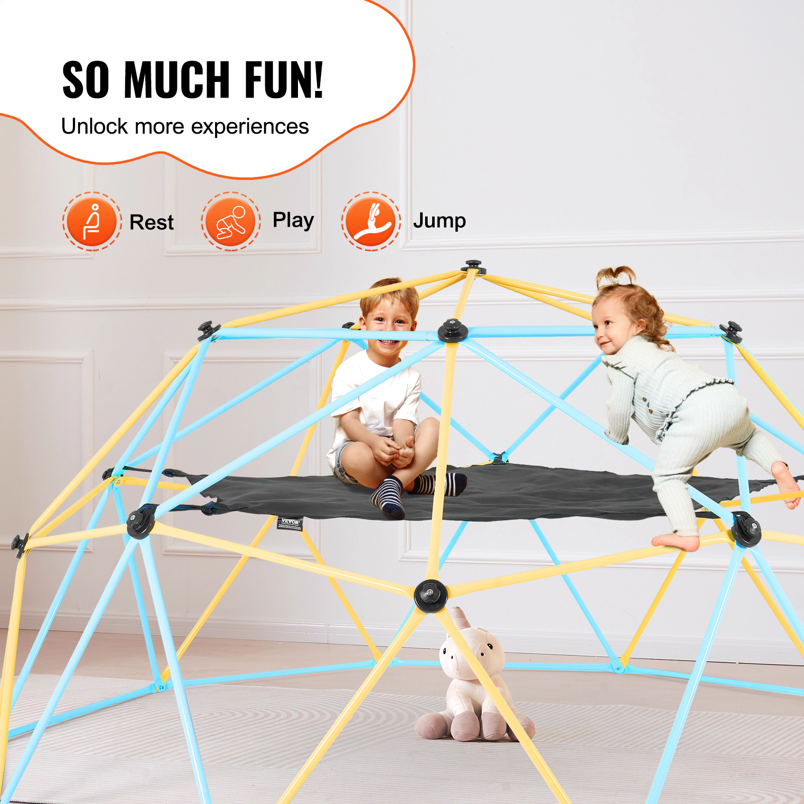 HONGGE Outdoor Jungle Gym Dome Climber for Climbing