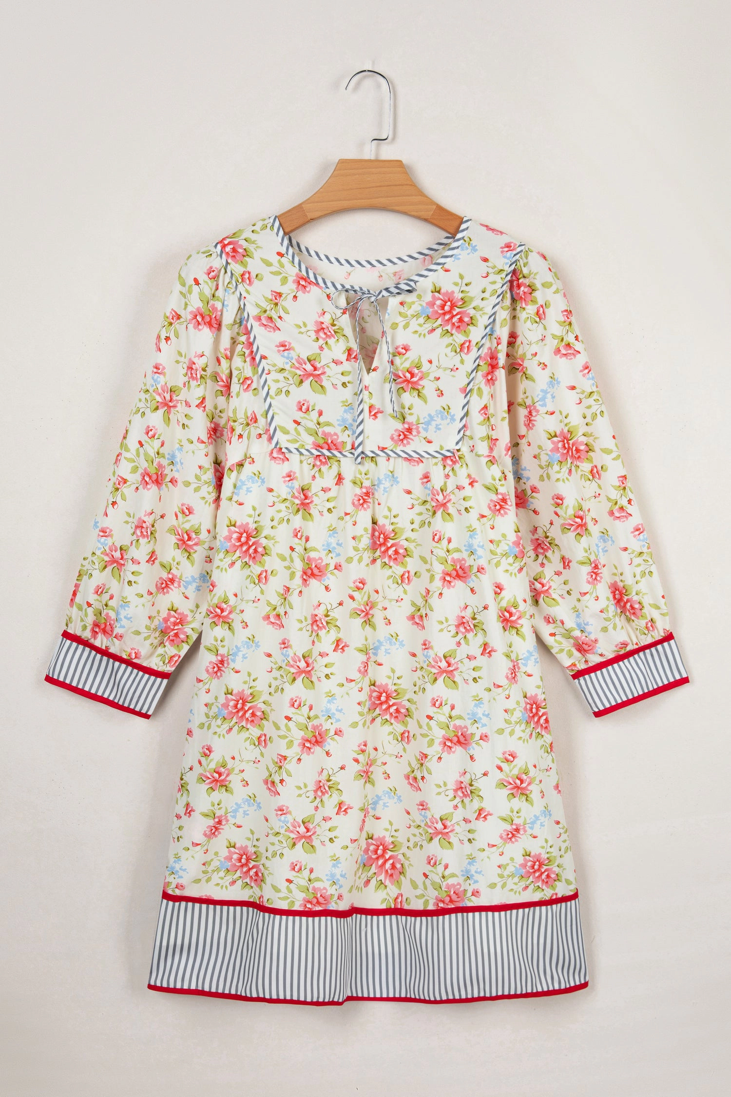 Threaded Pear Josephine Sleeve Floral Dress
