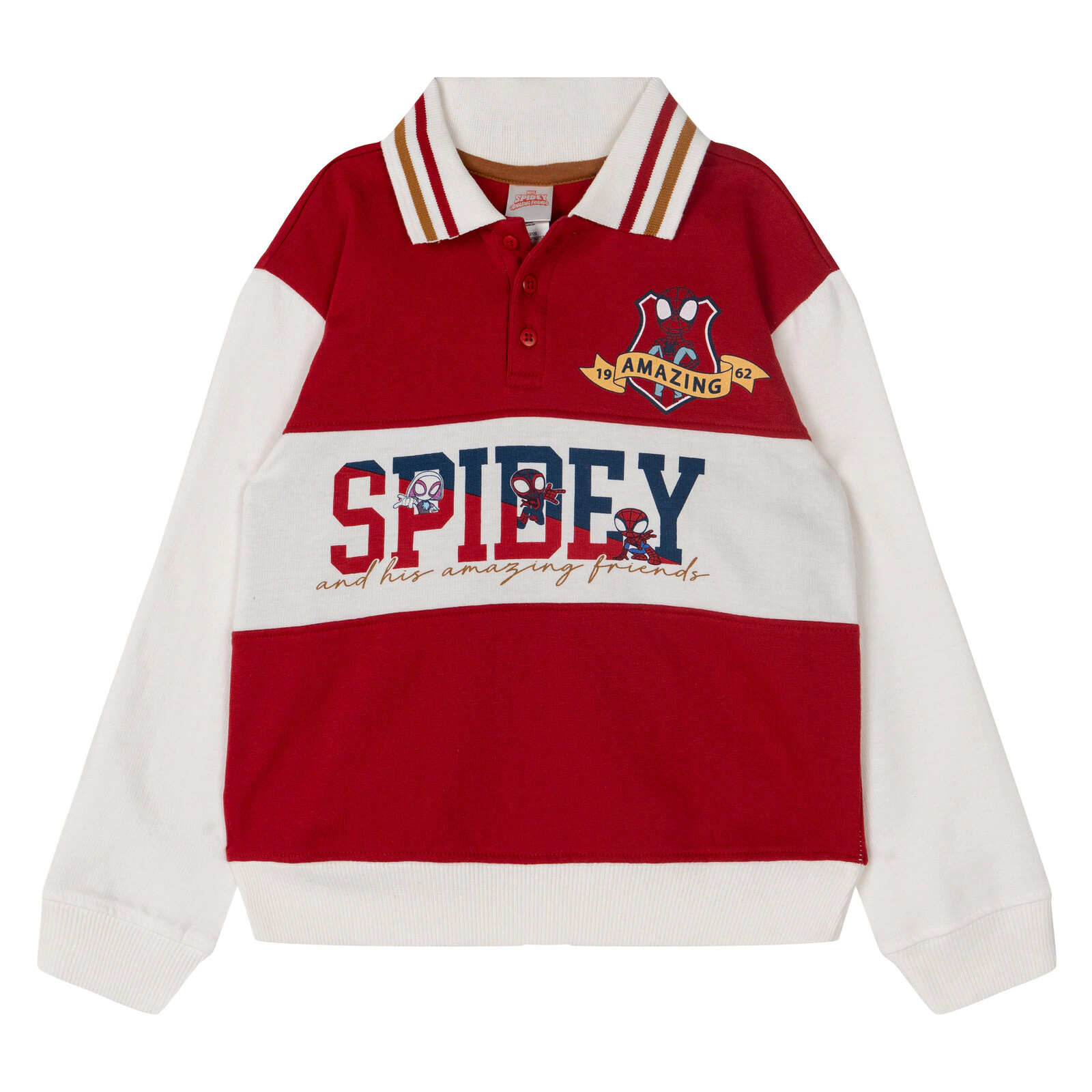 Marvel Spidey and His Amazing Friends Boys' Varsity 2-Piece Polo Pants Set