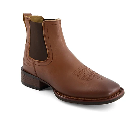 JF J.Ferrar Stanwell men’s‎ Brown faux Leather Chelsea Boots Sz 13 MENS CHELSEA LOAFER BOOTS IN CHOCOLATE BROWN in CHOCOLATE  main image 4