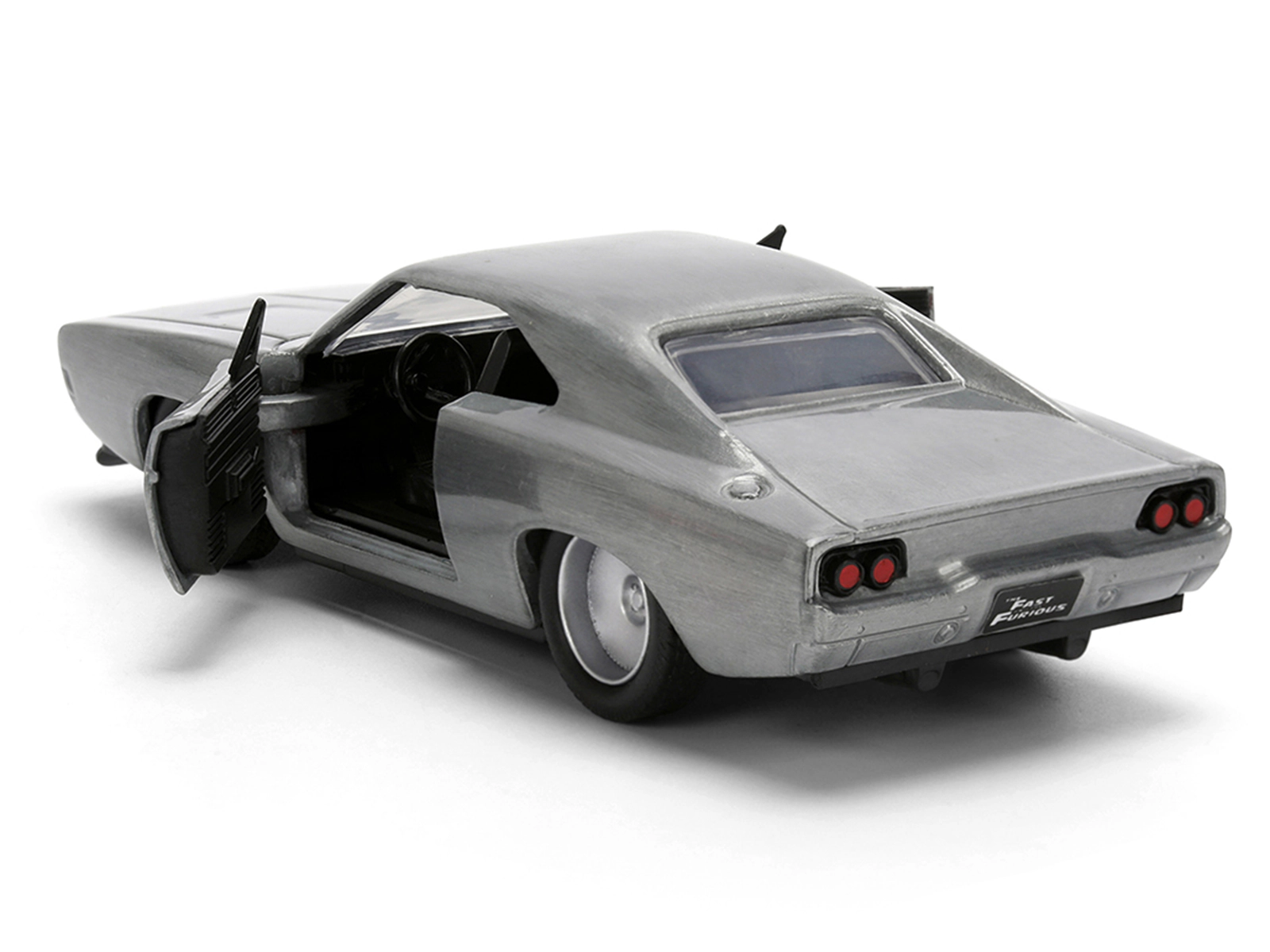 Jada Dom's Dodge Charger R/T Raw Metal "Fast & Furious 7" (2015) Movie 1/32 Diecast Model Car by Jada