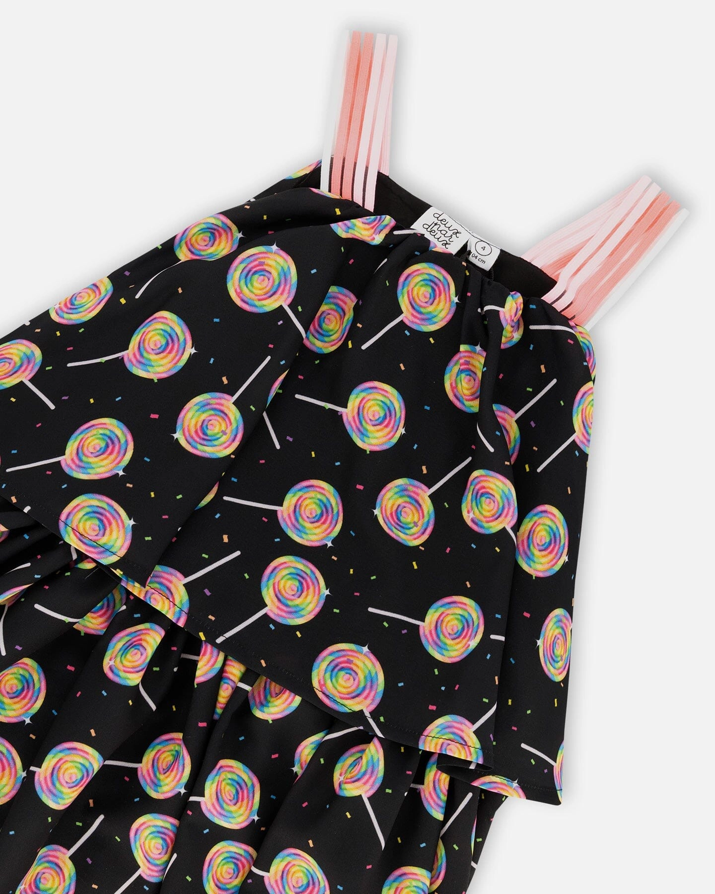 Deux par Girls Woven Dress Lollipop Print