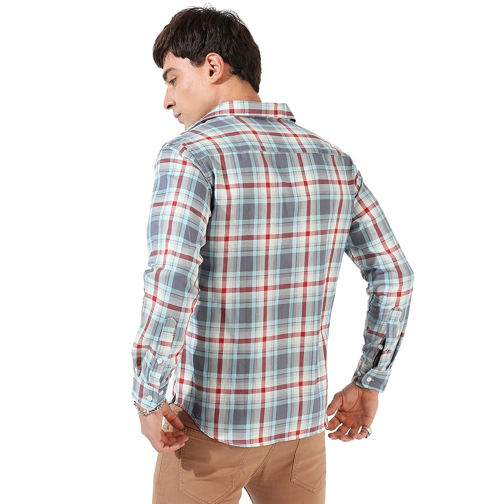 Men's Checkered Casual Shirt