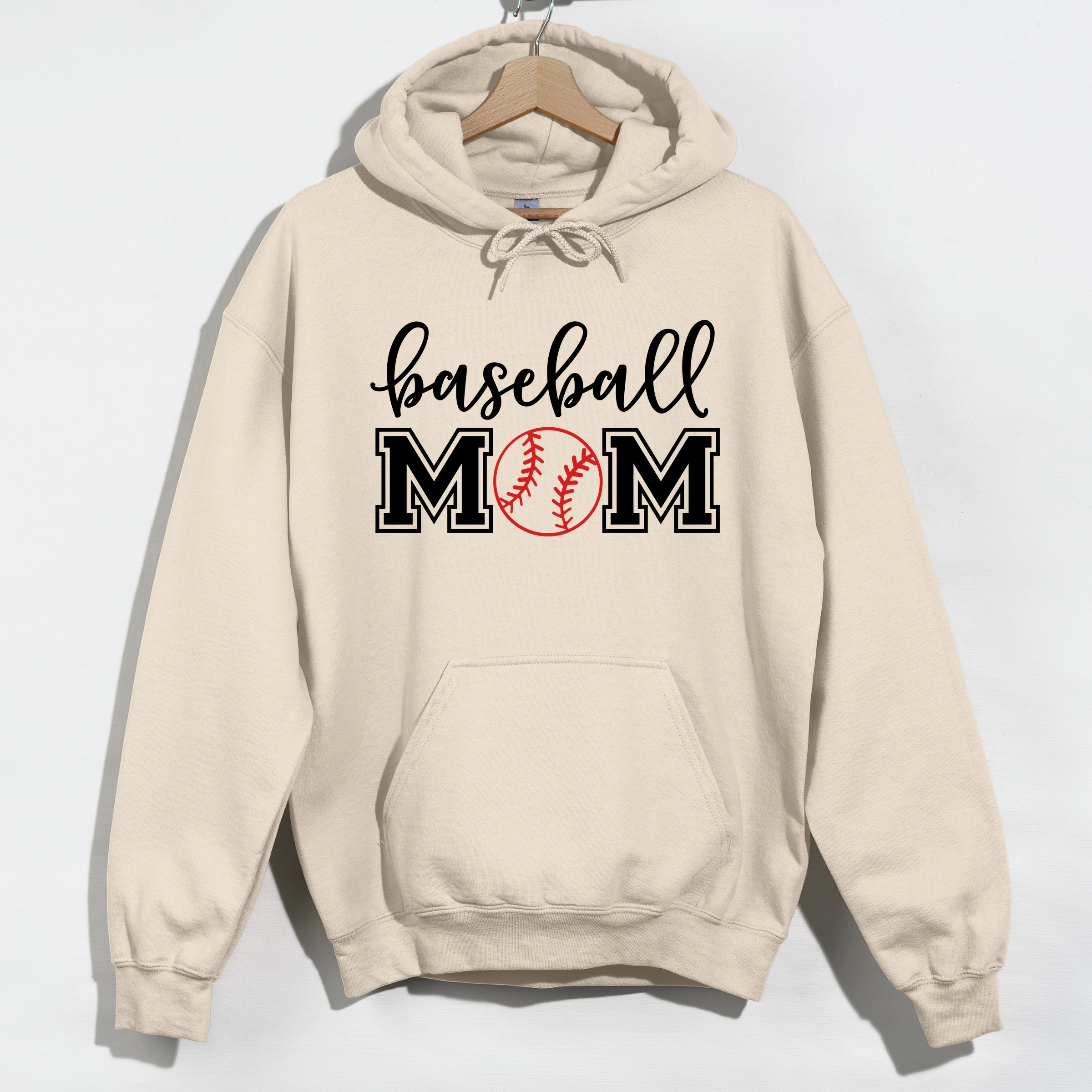 Simply Sage Market - Baseball Mom With Ball Women's Graphic Hoodie