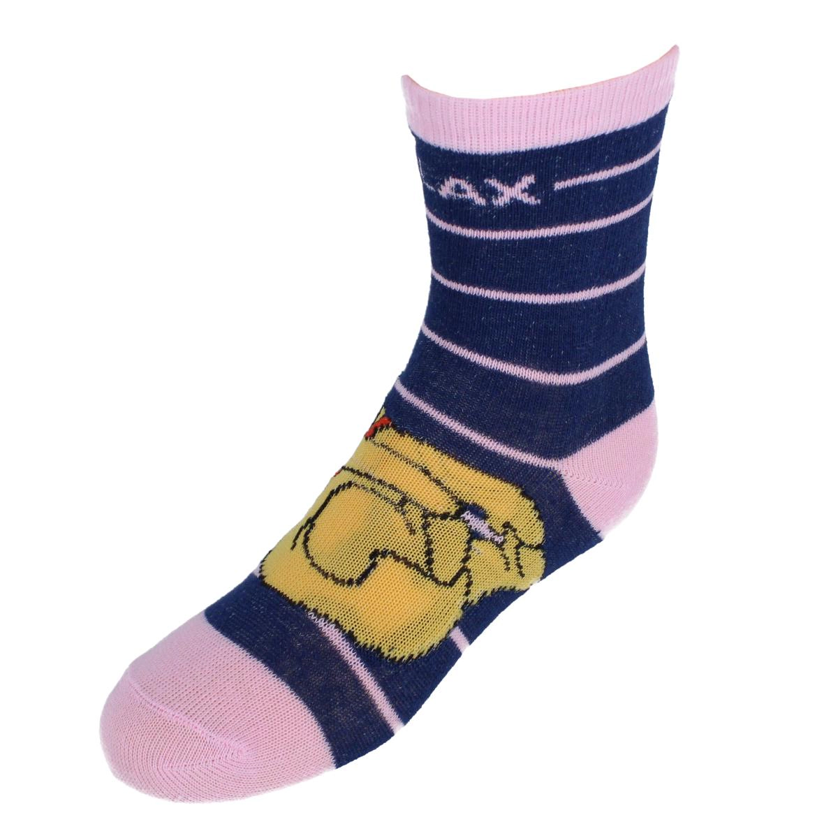 Textiel Trade Kid's Winnie the Pooh Fun Day Sneaker Socks (4 Pack)