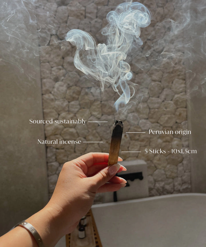 Bursera Peruvian Palo Santo Incense Sticks, 5 Count