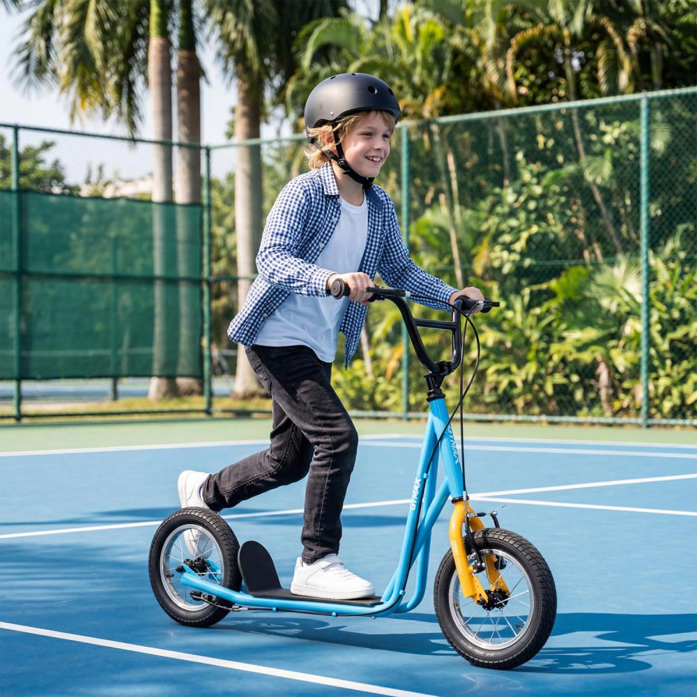 Hivvago Height Adjustable Kid Kick Scooter with Air Filled Wheel