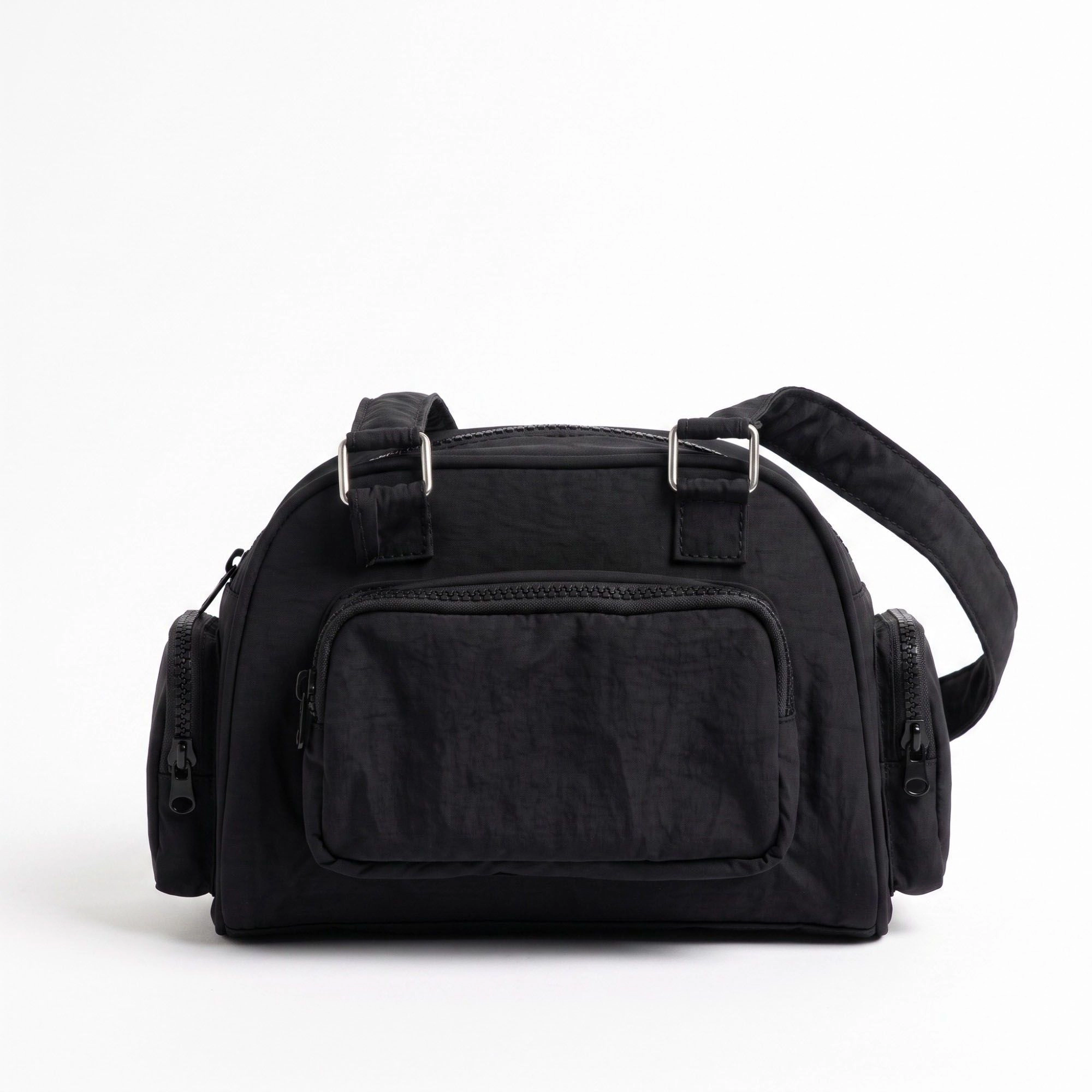 Alilang Women's Multi-Pocket Shoulder Bag with Top Zipper and Front Side Compartments 10x6.5x3.5in