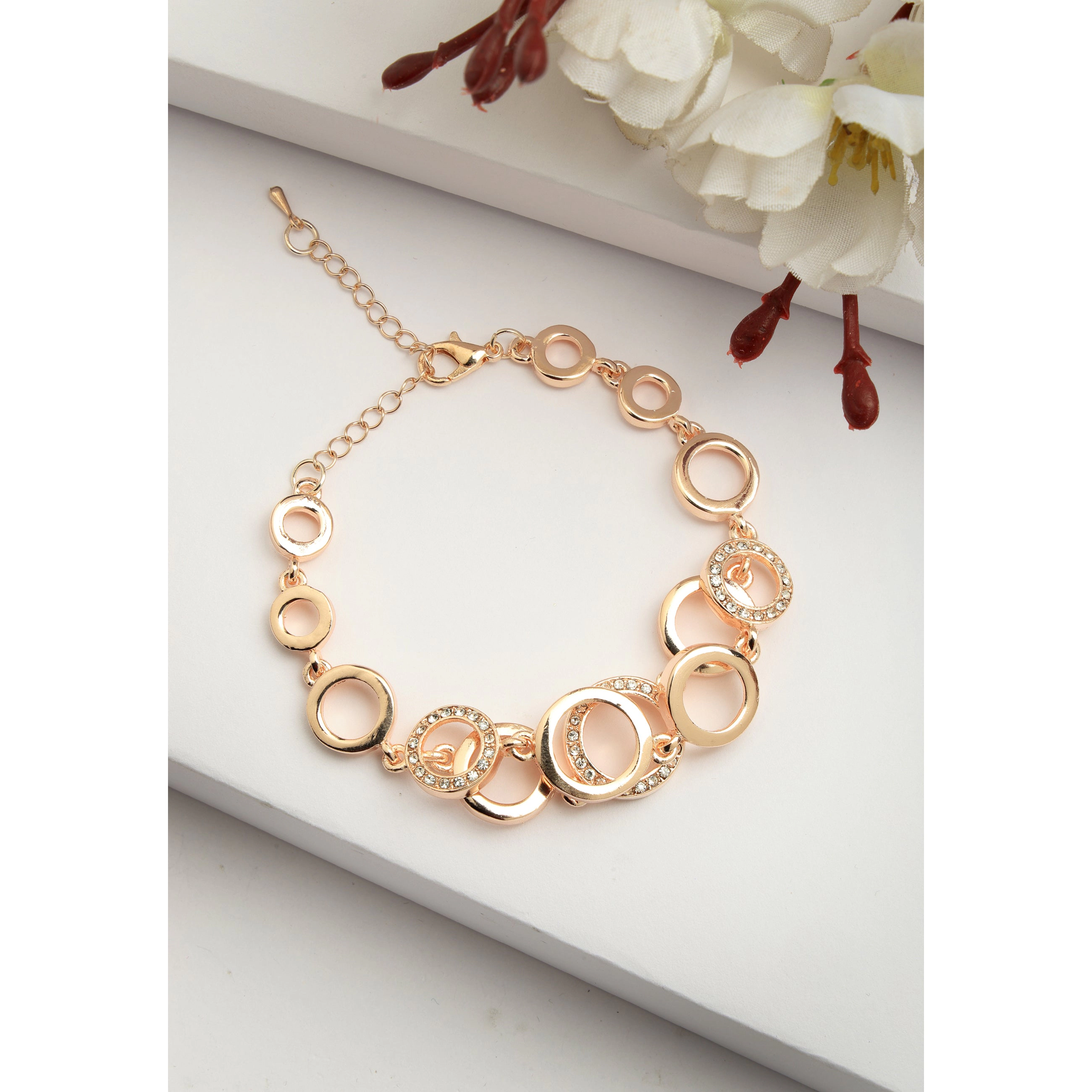 AGP PARIS Womens Diva Collection Elegant Chain Bracelet
