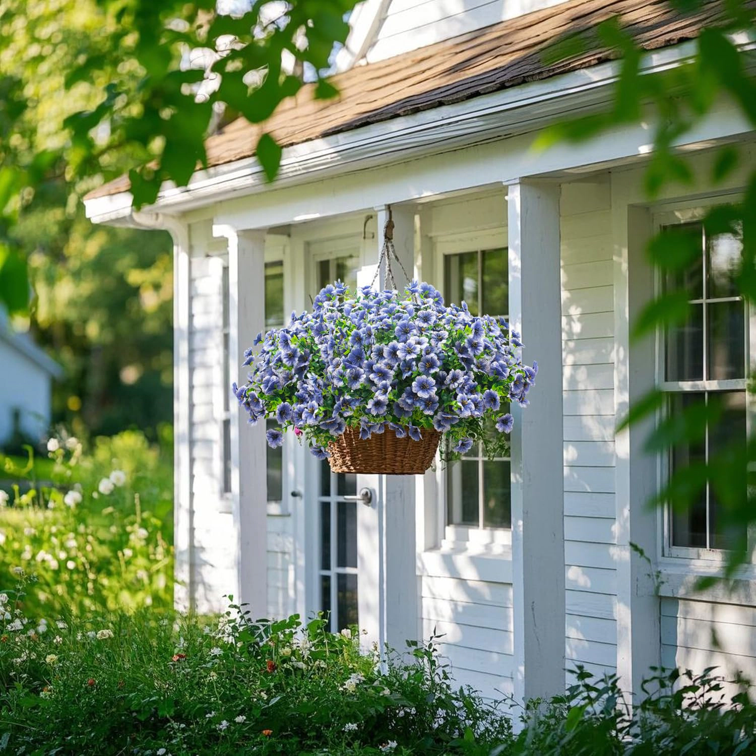 PUPWE Artificial Outdoor Flowers Spring Decor