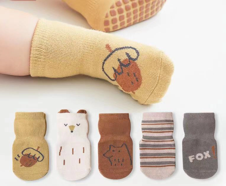 MyKids-USA Baby Cartoon Graphic Non-Slip Floor Socks Autumn